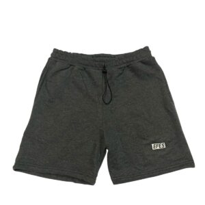 Bermuda oversized frizza gris jaspeado hombre