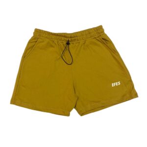 Bermuda oversized frizza mostaza mujer