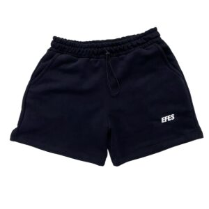 Bermuda oversized frizza negro mujer