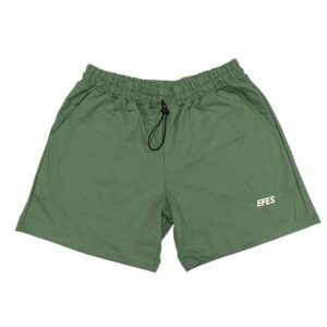 Bermuda oversized frizza verde mujer