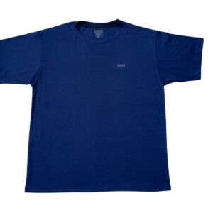 Remera oversized unisex azul marino
