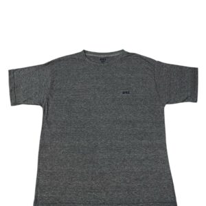 Remera oversize jersey gris jaspeado