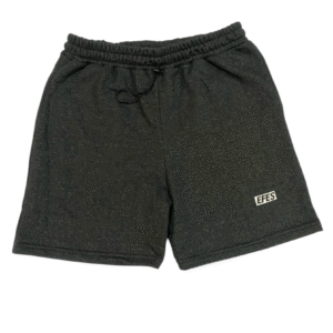 Bermuda oversize rustico negro jaspeado