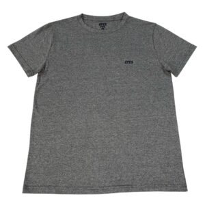 Remera basica gris jaspeado