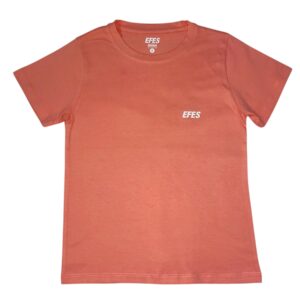 Remera basica jersey coral